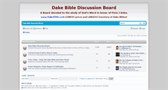 Desktop Screenshot of dakebibleboard.com