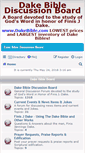 Mobile Screenshot of dakebibleboard.com