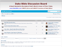 Tablet Screenshot of dakebibleboard.com